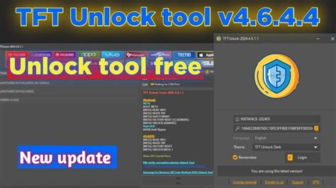 Download TFT Unlock Tool v4.6.4.4 Setup [Latest .